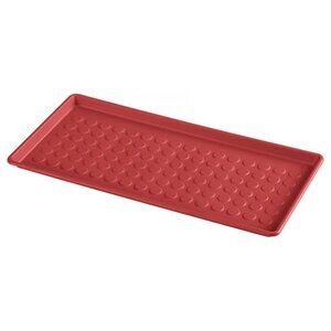 IKEA BAGGMUCK Shoe tray, indoor outdoor, red